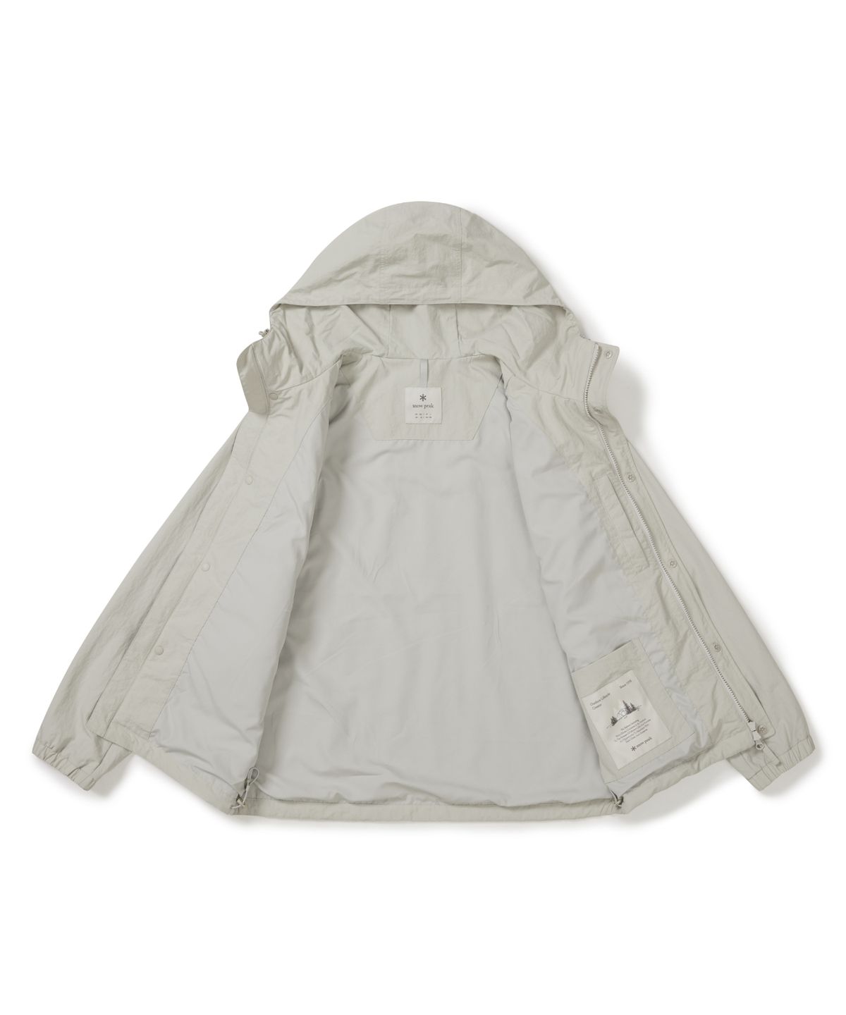 스노우피크 어패럴(SNOWPEAK APPAREL) 캠플 유틸리티 바람막이 (S26ZMCWB10) Light Beige