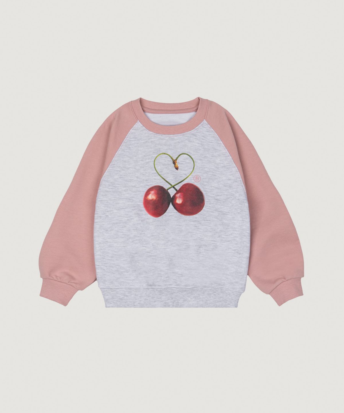 보나츠(BONATS) 야미야미 래글런 스웻셔츠_CHERRY