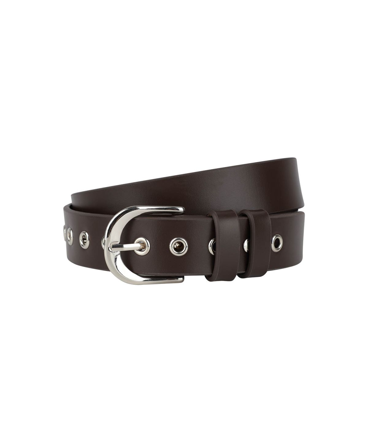마리떼 프랑소와 저버(MARITHÉ + FRANҪOIS GIRBAUD) W EYELET BUCKLE BELT brown