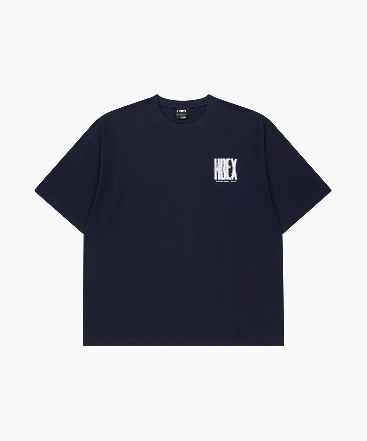 에이치덱스(HDEX) 크랙 프린티드 숏 슬리브 (Navy)