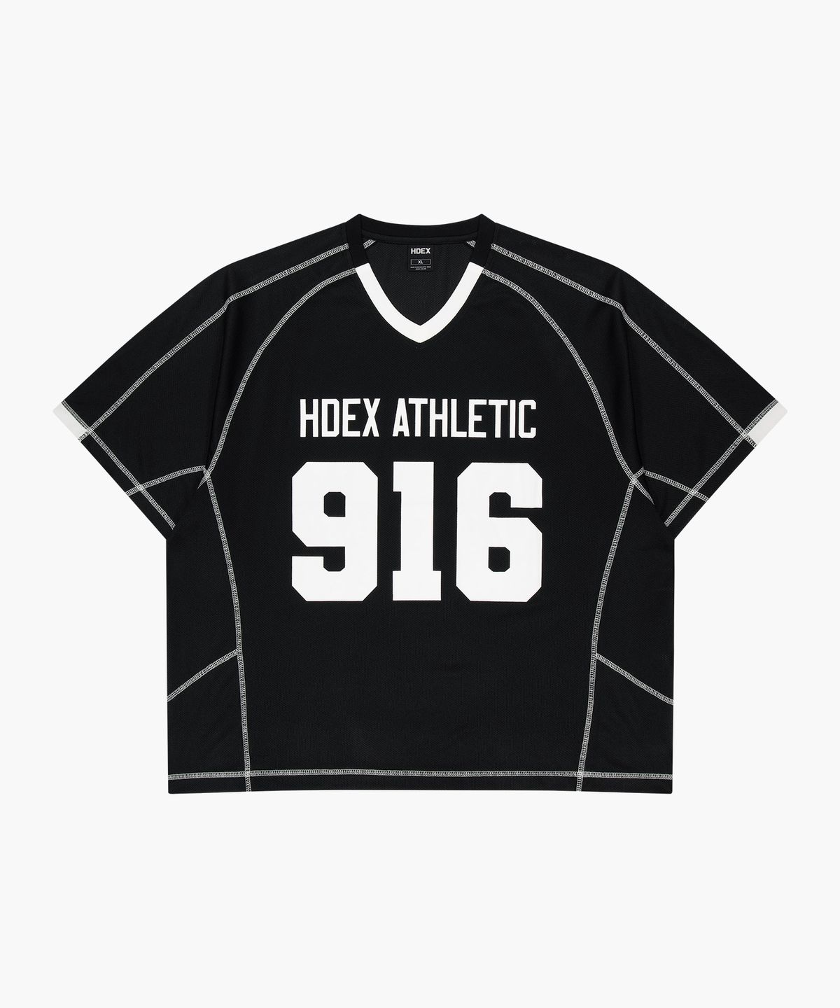 에이치덱스(HDEX) 916 자이언트핏 매쉬 숏 슬리브 (Black)