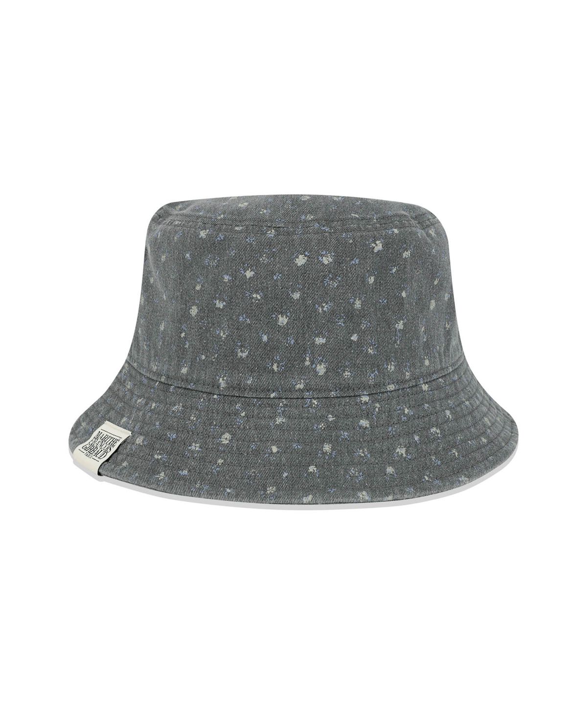 마리떼 프랑소와 저버(MARITHÉ + FRANҪOIS GIRBAUD) CLASSIC LOGO FLOWER BUCKET HAT washed black