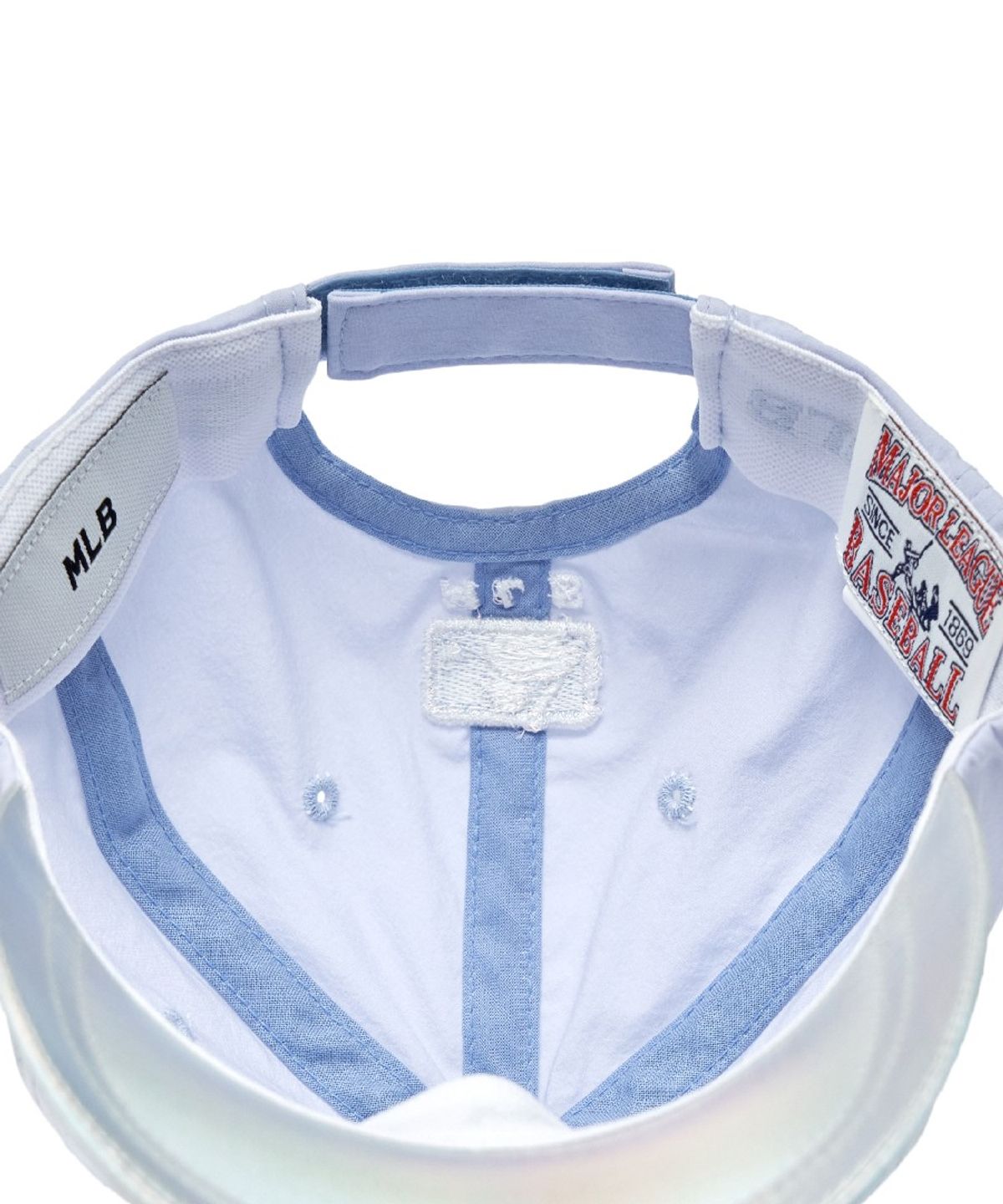 엠엘비 키즈(MLB KIDS) 여아 쿨필드 레인보우 볼캡 LA (Sky blue)