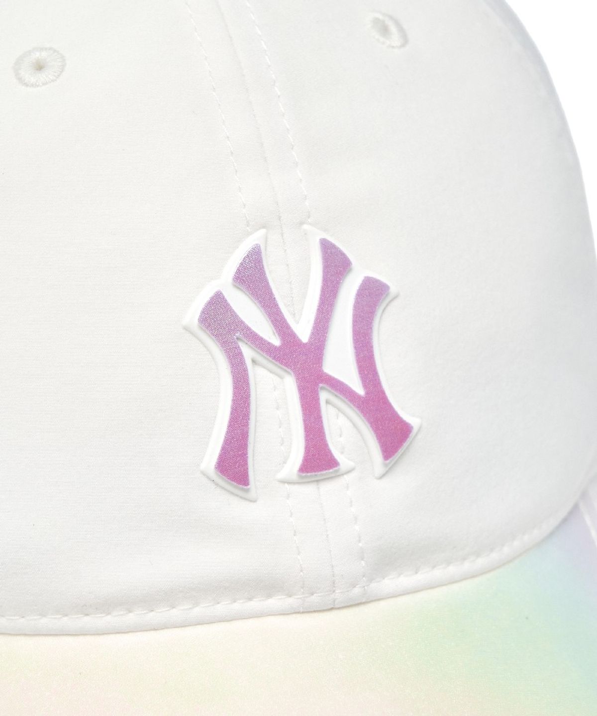 엠엘비 키즈(MLB KIDS) 여아 쿨필드 레인보우 볼캡 NY (White)