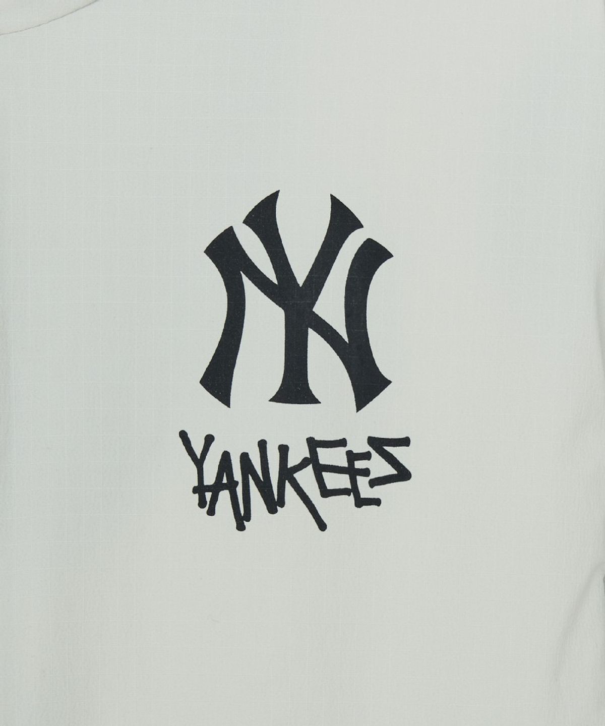 엠엘비 키즈(MLB KIDS) 스트릿 코듀라 립스탑 스티치 바람막이 NY (Mg.Cream)