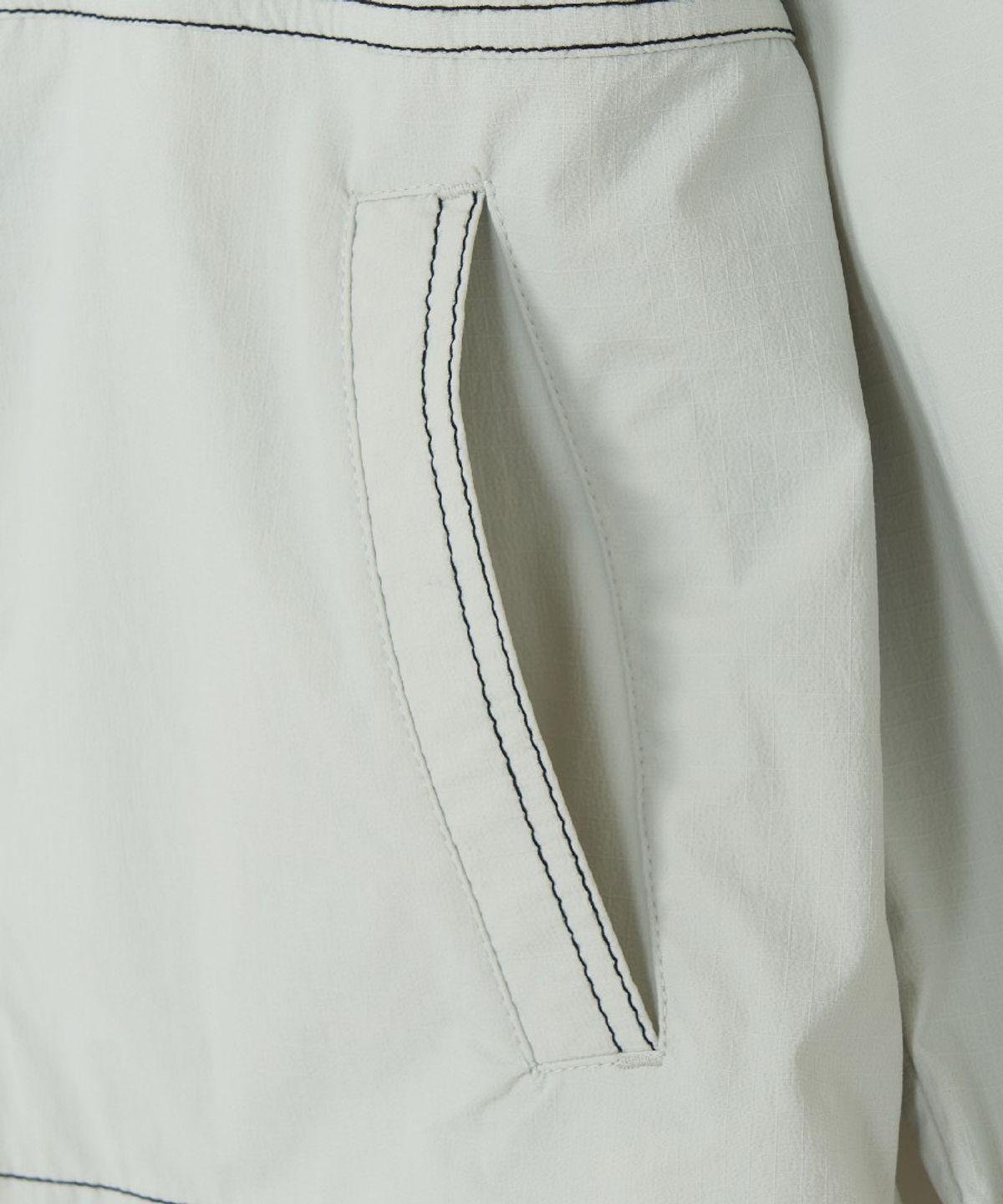 엠엘비 키즈(MLB KIDS) 스트릿 코듀라 립스탑 스티치 바람막이 NY (Mg.Cream)