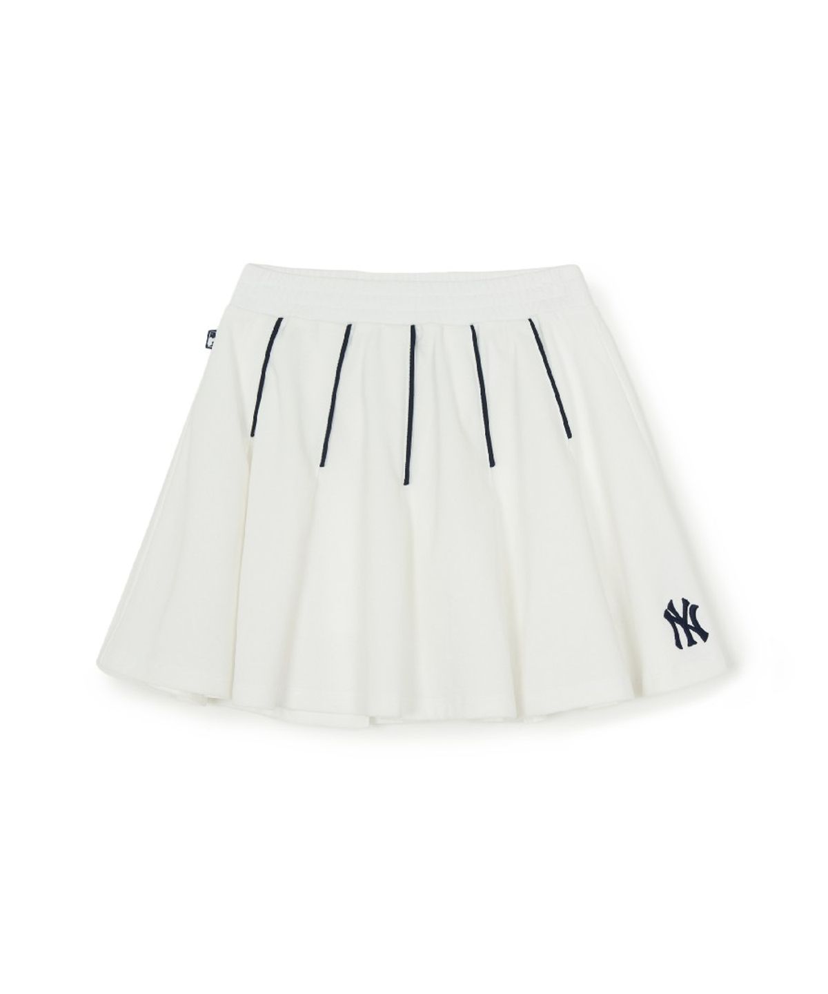 엠엘비 키즈(MLB KIDS) 바시티 스포티브 플리츠 스커트 NY (White)
