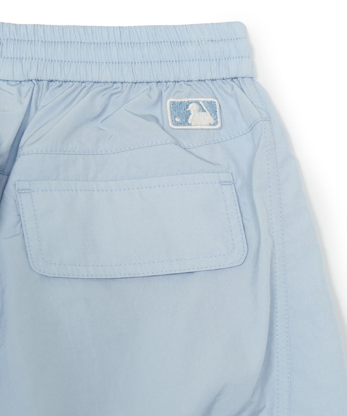 엠엘비 키즈(MLB KIDS) 스트릿 걸즈 리본 카고 우븐팬츠 LA (Ptn.Skyblue)