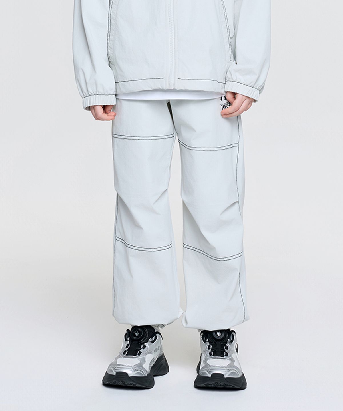 엠엘비 키즈(MLB KIDS) 스트릿 코듀라 립스탑 조거팬츠(SET) NY (Mg.Cream)