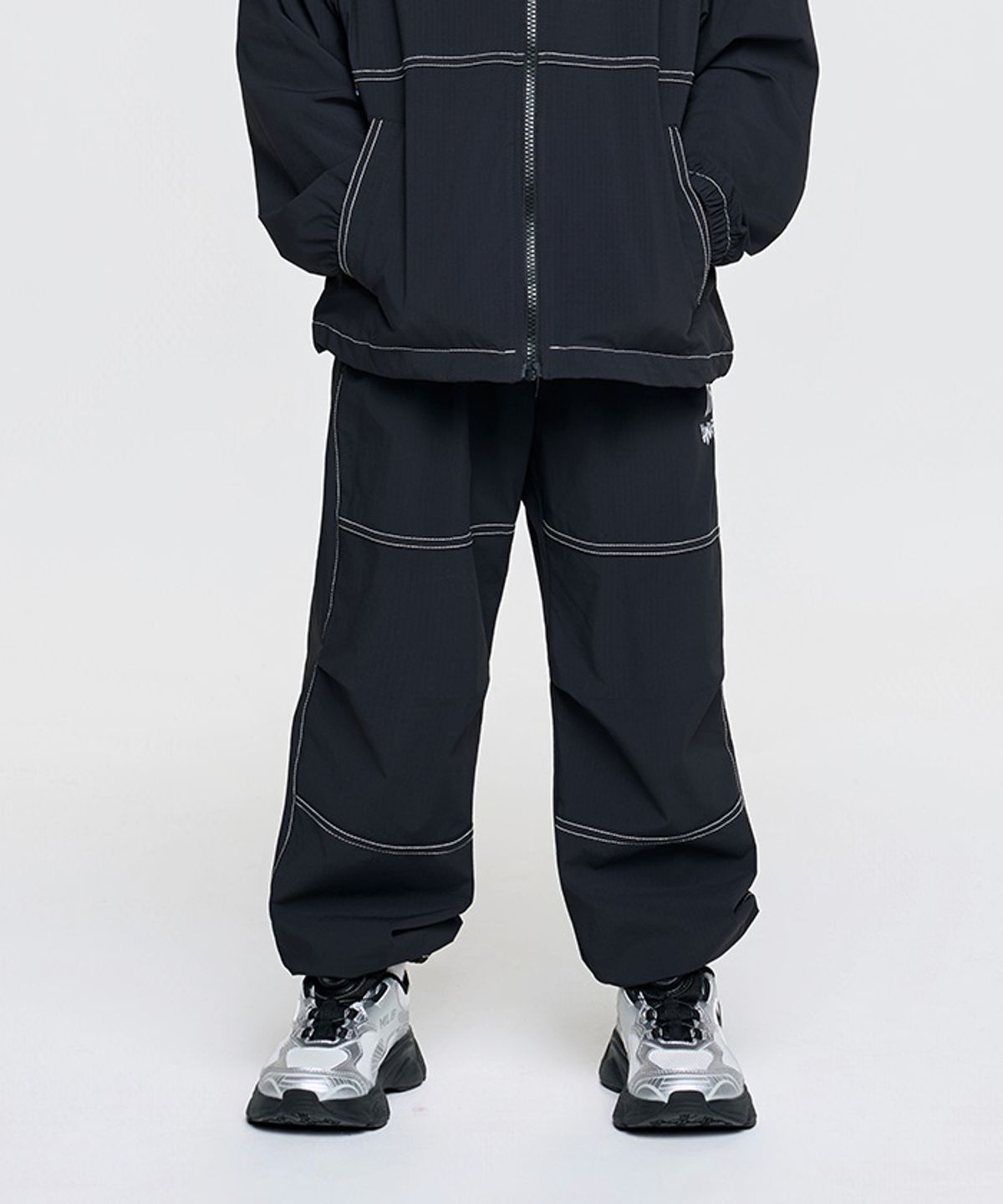 엠엘비 키즈(MLB KIDS) 스트릿 코듀라 립스탑 조거팬츠(SET) NY (Black)