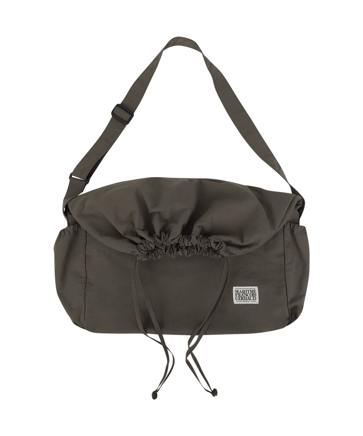 마리떼 프랑소와 저버(MARITHÉ + FRANҪOIS GIRBAUD) CLASSIC LOGO STRING NYLON CROSS BAG khaki