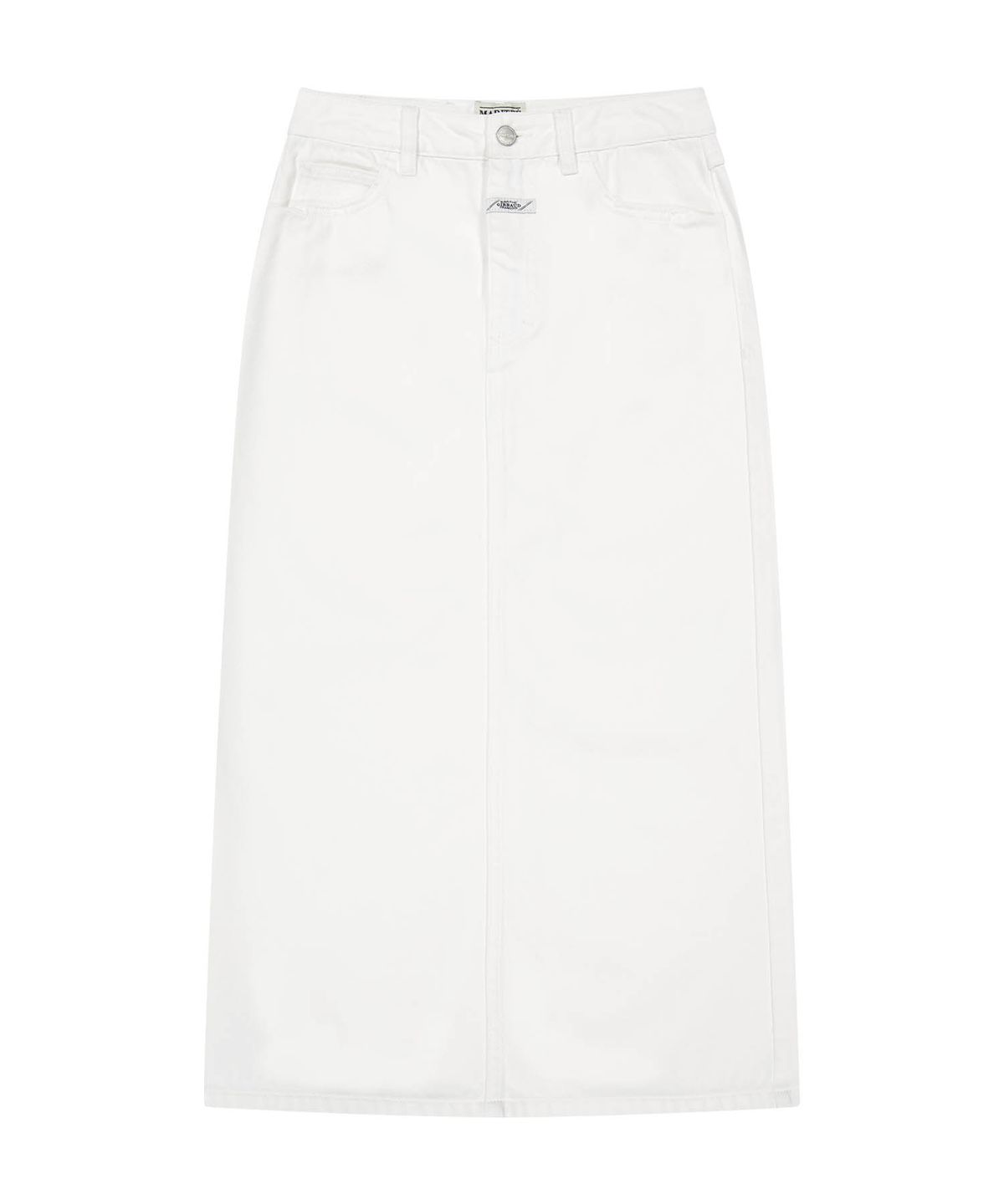 마리떼 프랑소와 저버(MARITHÉ + FRANҪOIS GIRBAUD) W DENIM MAXI SKIRT off white