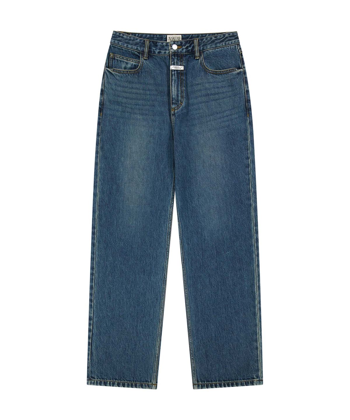 마리떼 프랑소와 저버(MARITHÉ + FRANҪOIS GIRBAUD) NEW M SLIM STRAIGHT DENIM PANTS dark blue
