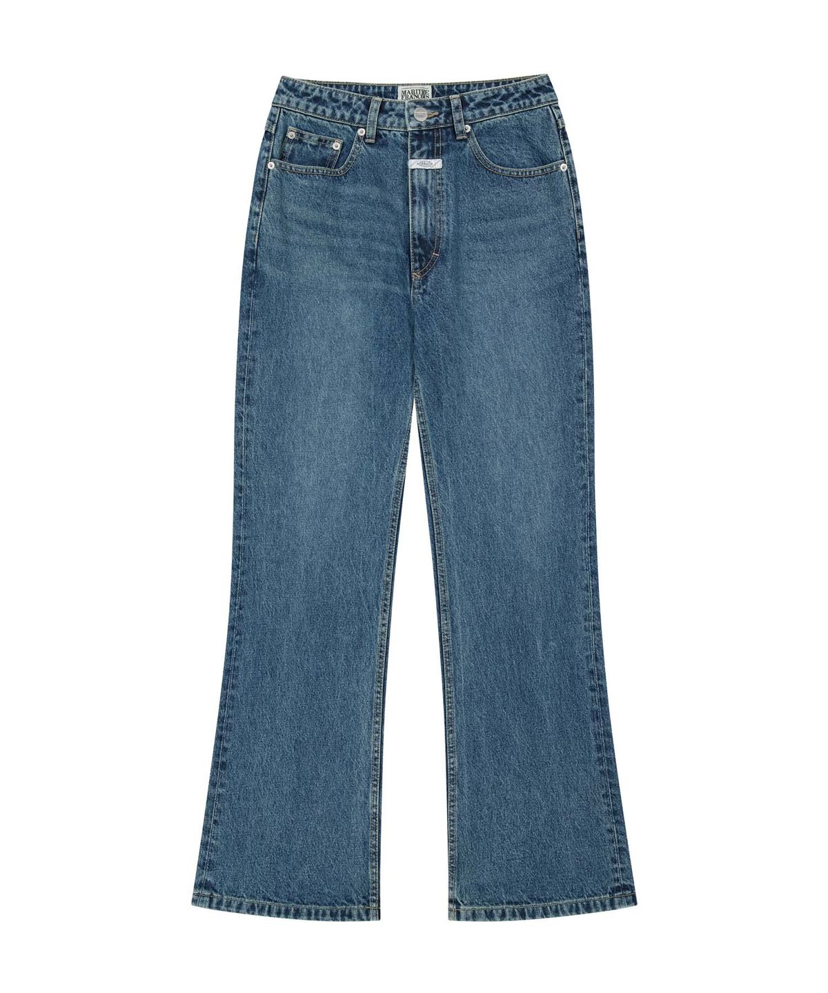 마리떼 프랑소와 저버(MARITHÉ + FRANҪOIS GIRBAUD) M RELAXED FIT BOOTS-CUT DENIM PANTS blue