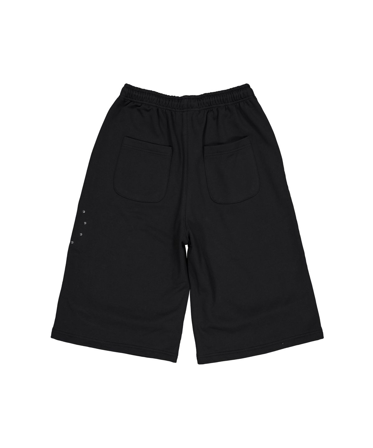 셋업이엑스이(SETUP-EXE) HEART STUD LOGO BERMUDA PANTS / BLACK