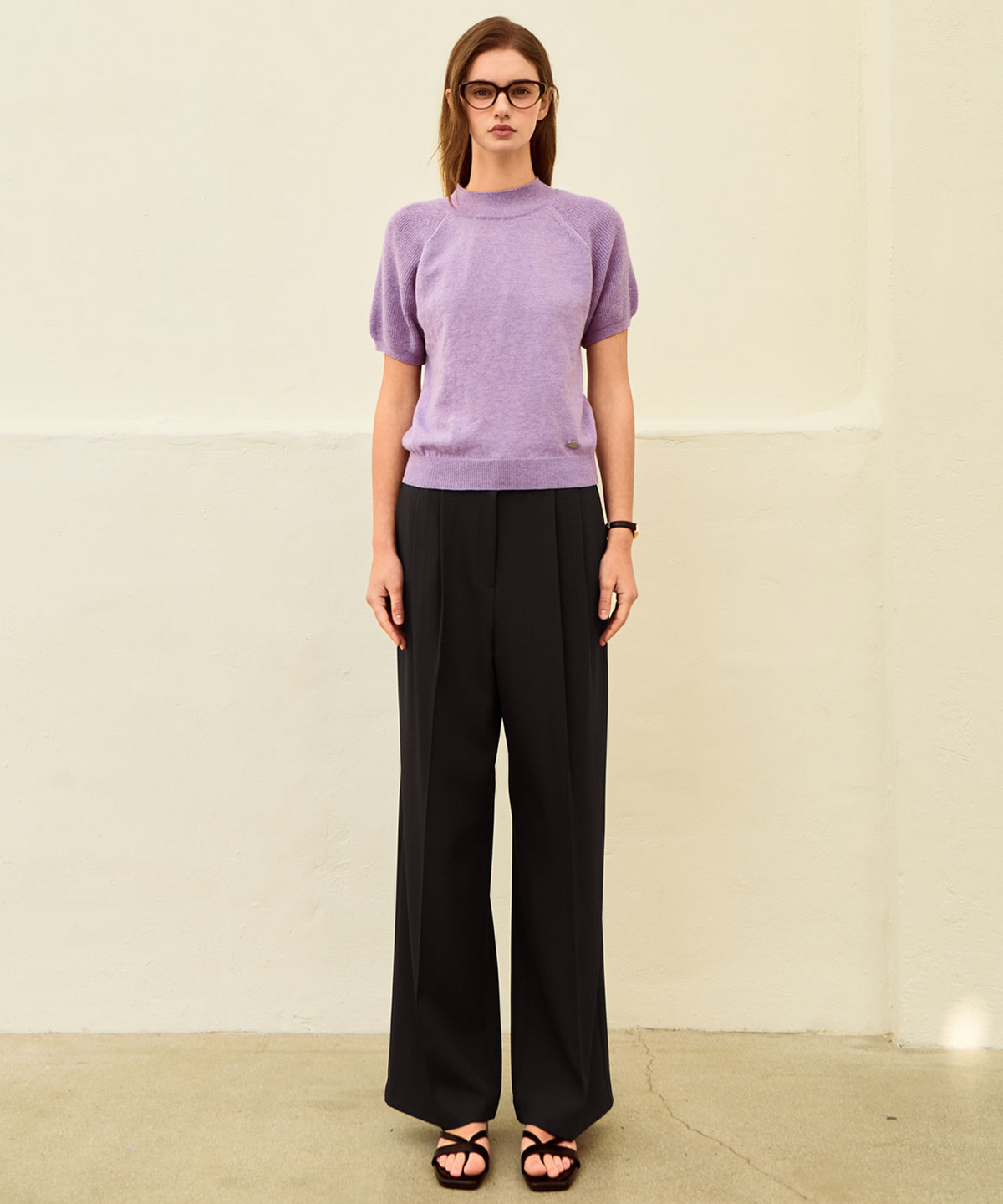 슬로우롤리(SLOWLOLLI) Relax pintuck wide pants_3 Colors