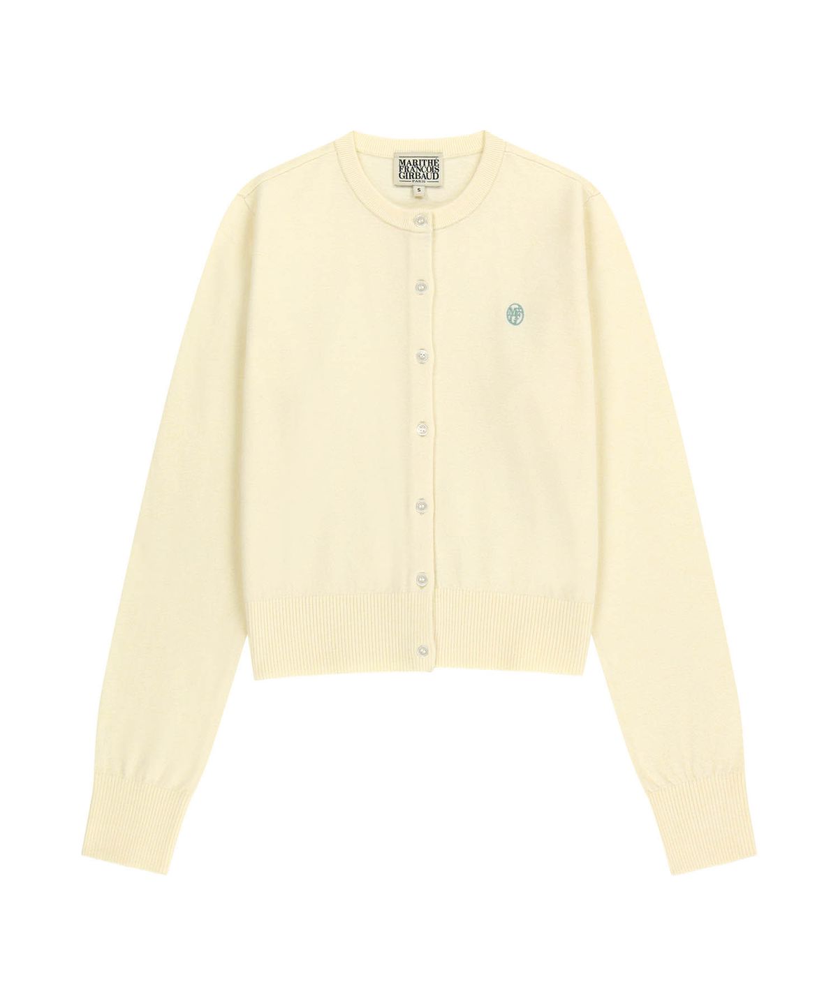마리떼 프랑소와 저버(MARITHÉ + FRANҪOIS GIRBAUD) W BASIC KNIT CARDIGAN SETUP ivory