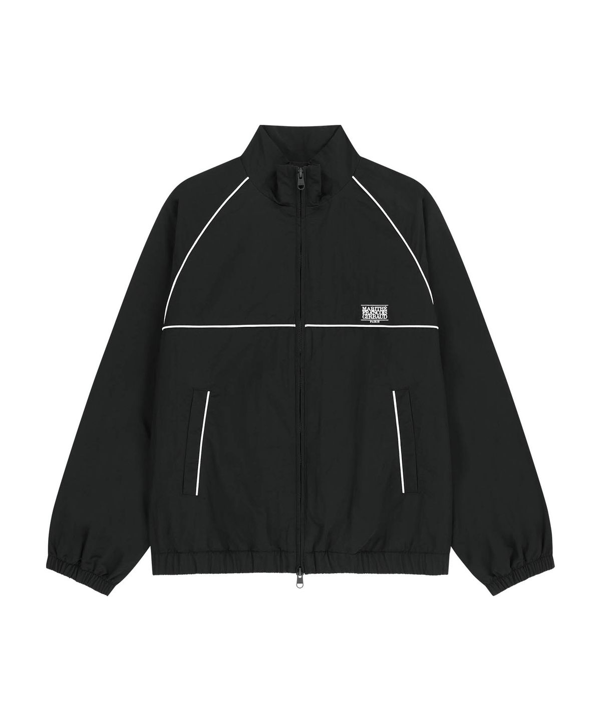 마리떼 프랑소와 저버(MARITHÉ + FRANҪOIS GIRBAUD) CLASSIC LOGO HIGH NECK WIND JACKET black