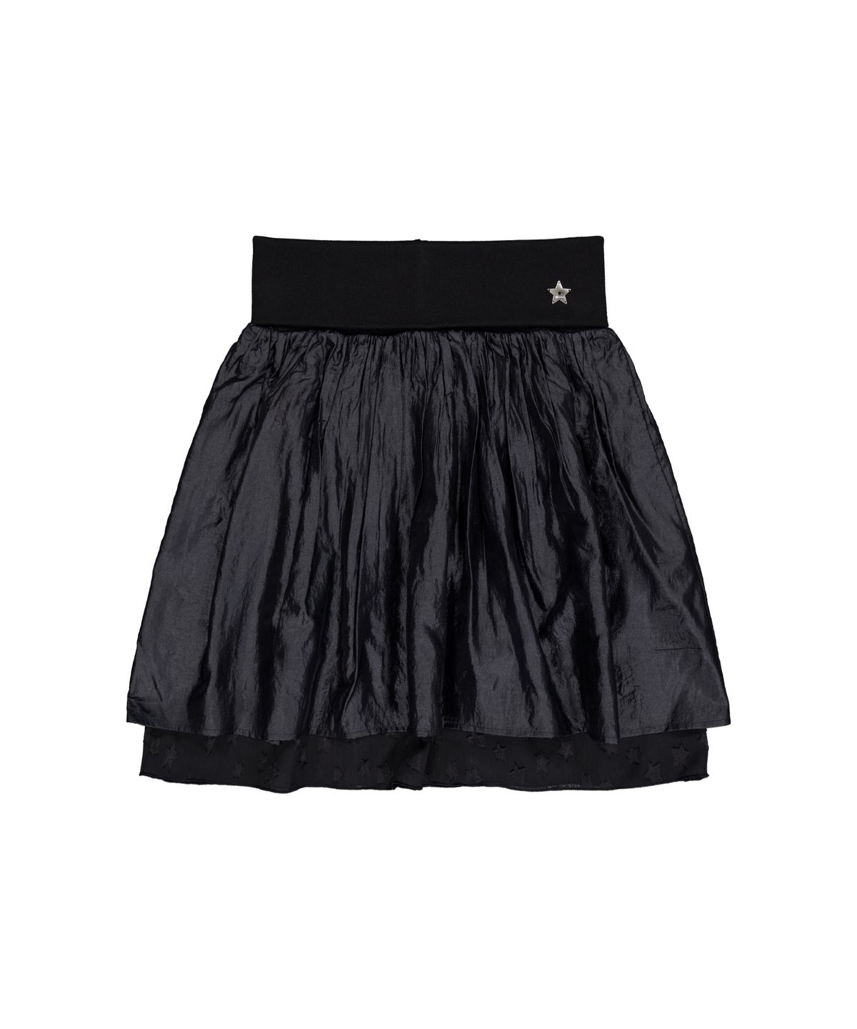 셋업이엑스이(SETUP-EXE) CHIFFON LAYERED SKIRT / BLACK