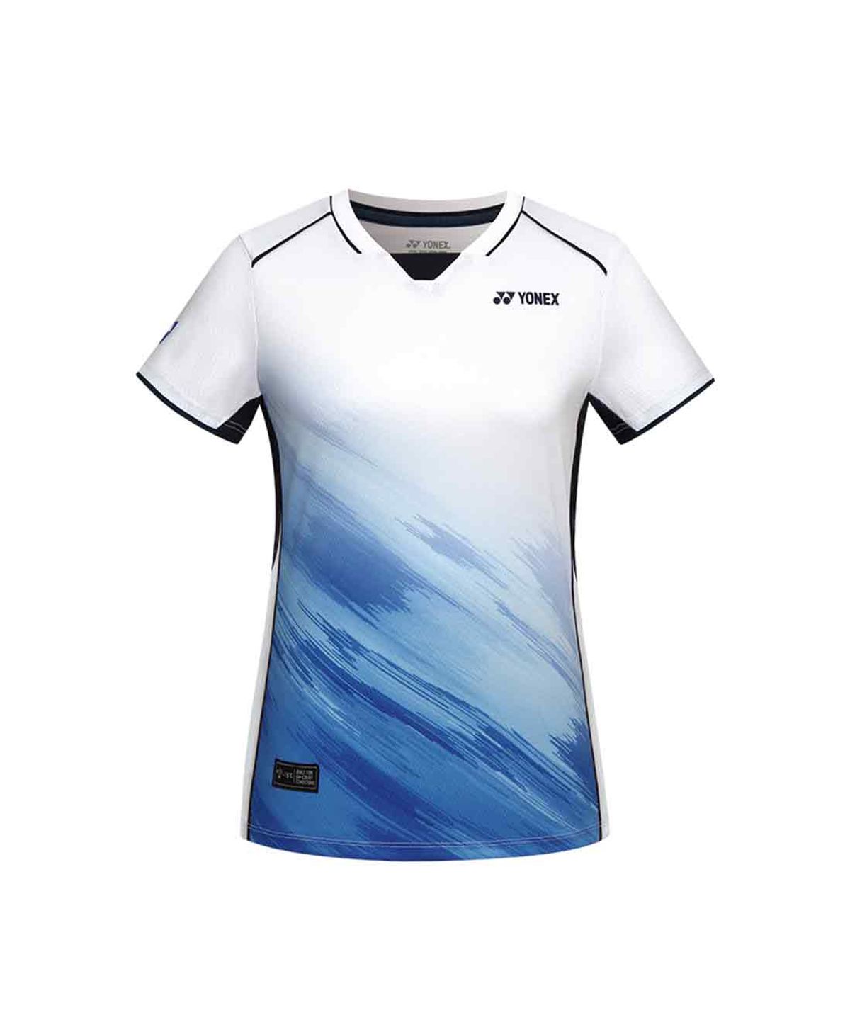 요넥스(YONEX) 261TS008F 화이트/블루 여성용 러프 그래픽 게임웨어