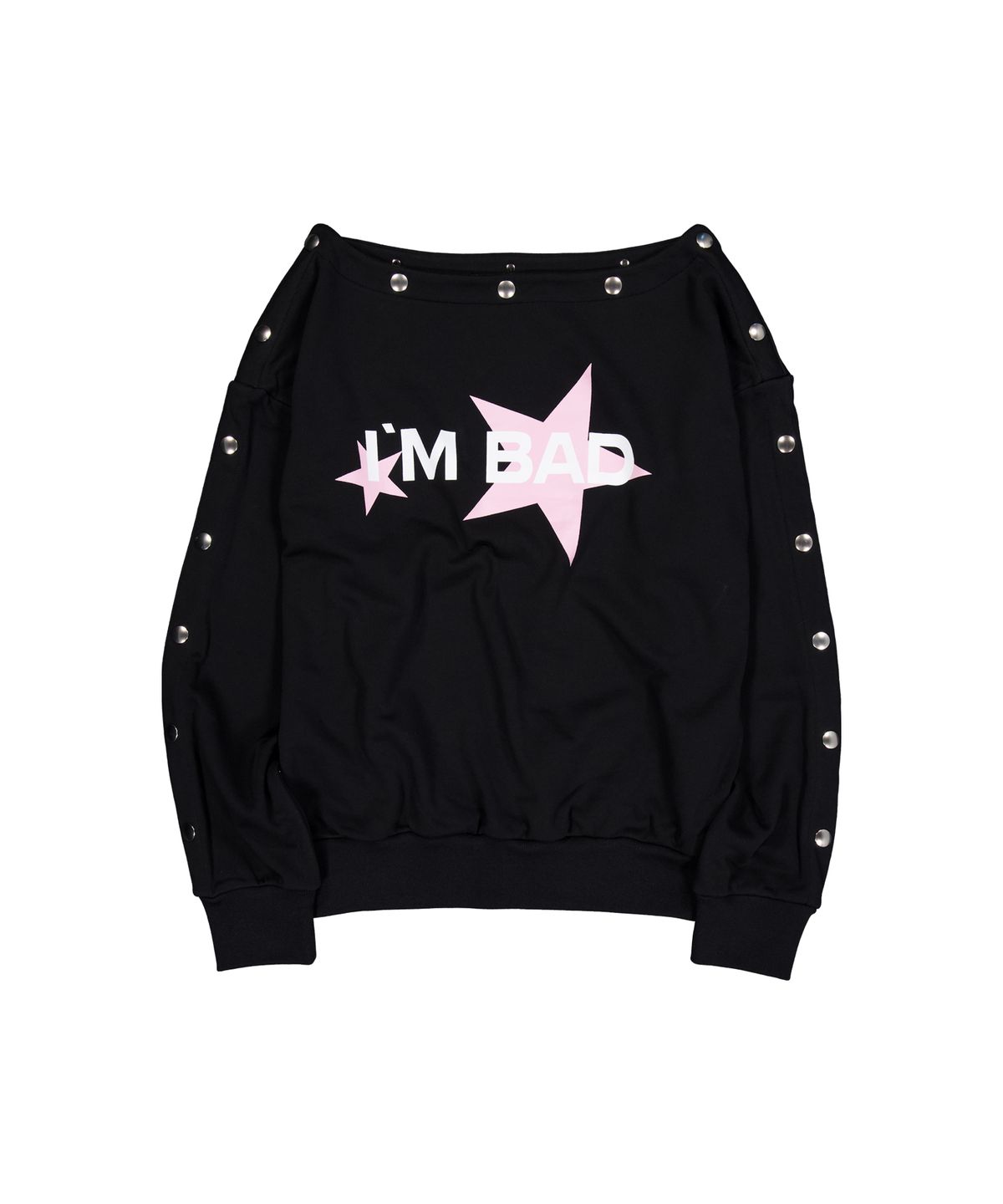 셋업이엑스이(SETUP-EXE) STUDDED SLEEVE MTM / BLACK