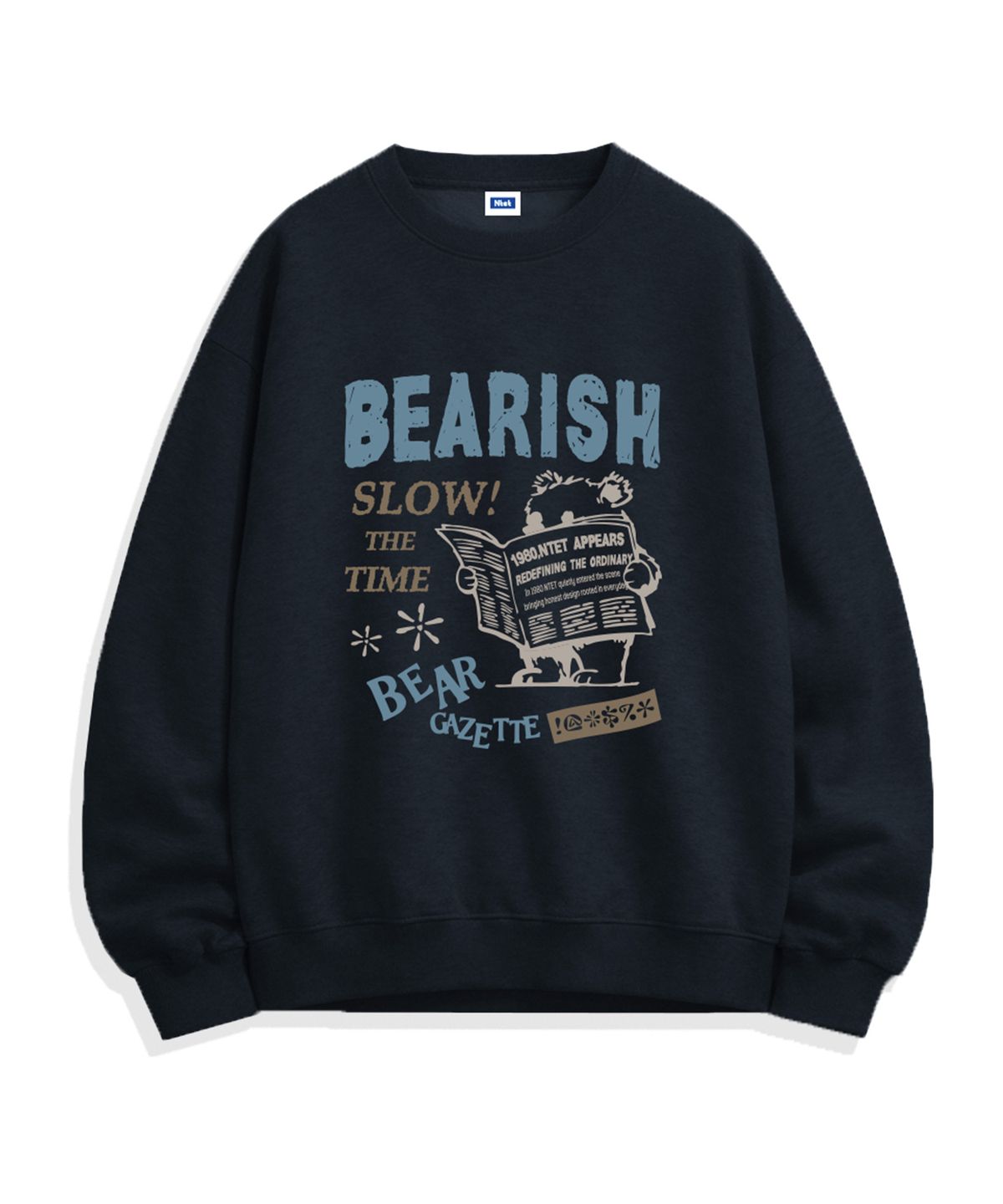 엔티이티(NTET) bearish sweatshirts (4color)