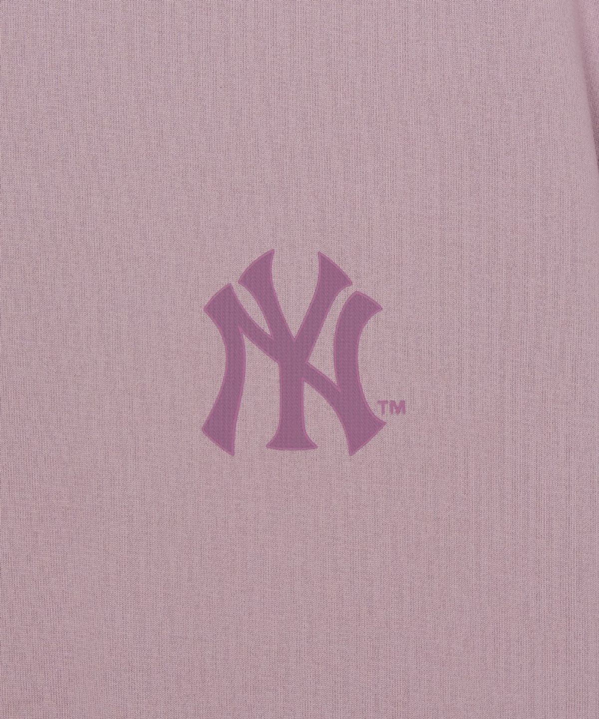 엠엘비(MLB) 클래식 모노그램 빅럭스 오버핏 반팔 티셔츠 NY (L.Lavender)