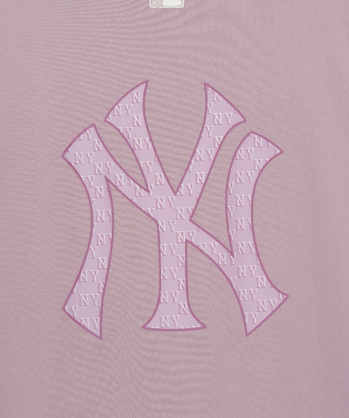 엠엘비(MLB) 클래식 모노그램 빅럭스 오버핏 반팔 티셔츠 NY (L.Lavender)