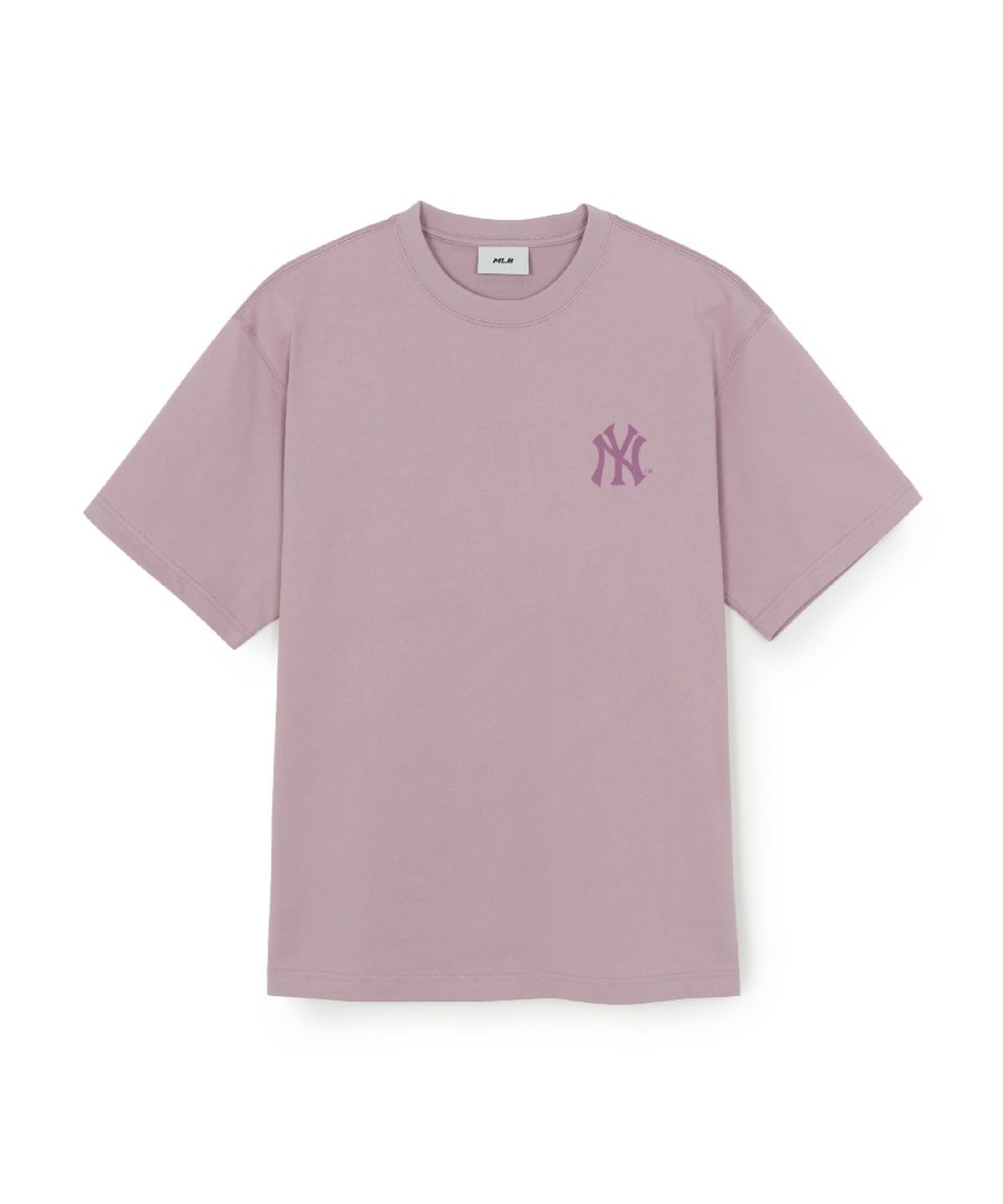 엠엘비(MLB) 클래식 모노그램 빅럭스 오버핏 반팔 티셔츠 NY (L.Lavender)