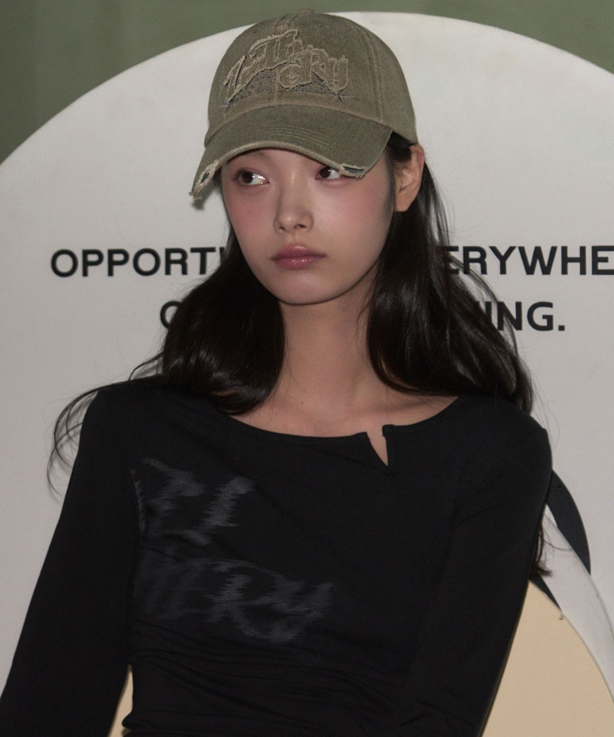 레더리(LEATHERY) 워시드 스탈링 볼캡 [CHARCOAL]