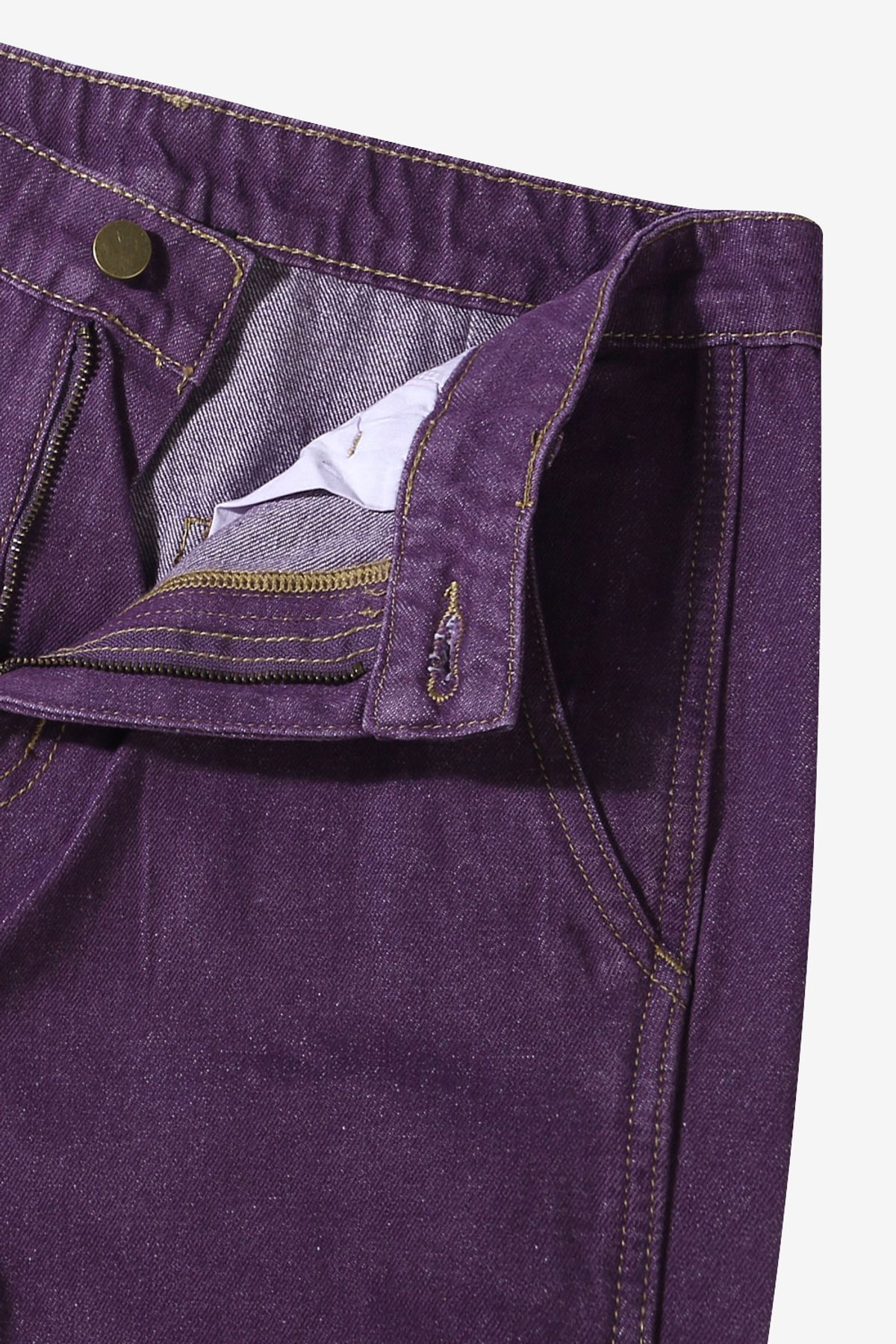 르몽생미셸(LE MONT ST MICHEL) POLINO - Denim Pants_Purple