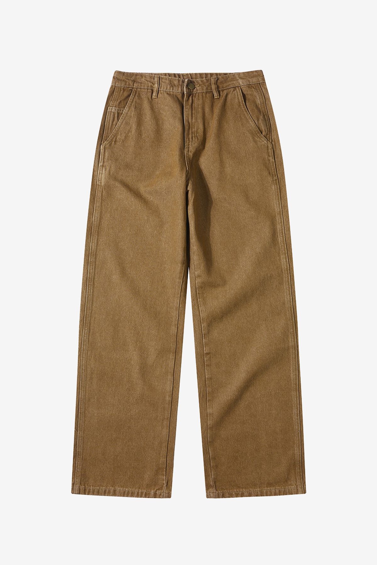 르몽생미셸(LE MONT ST MICHEL) POLINO - Denim Pants_Brown