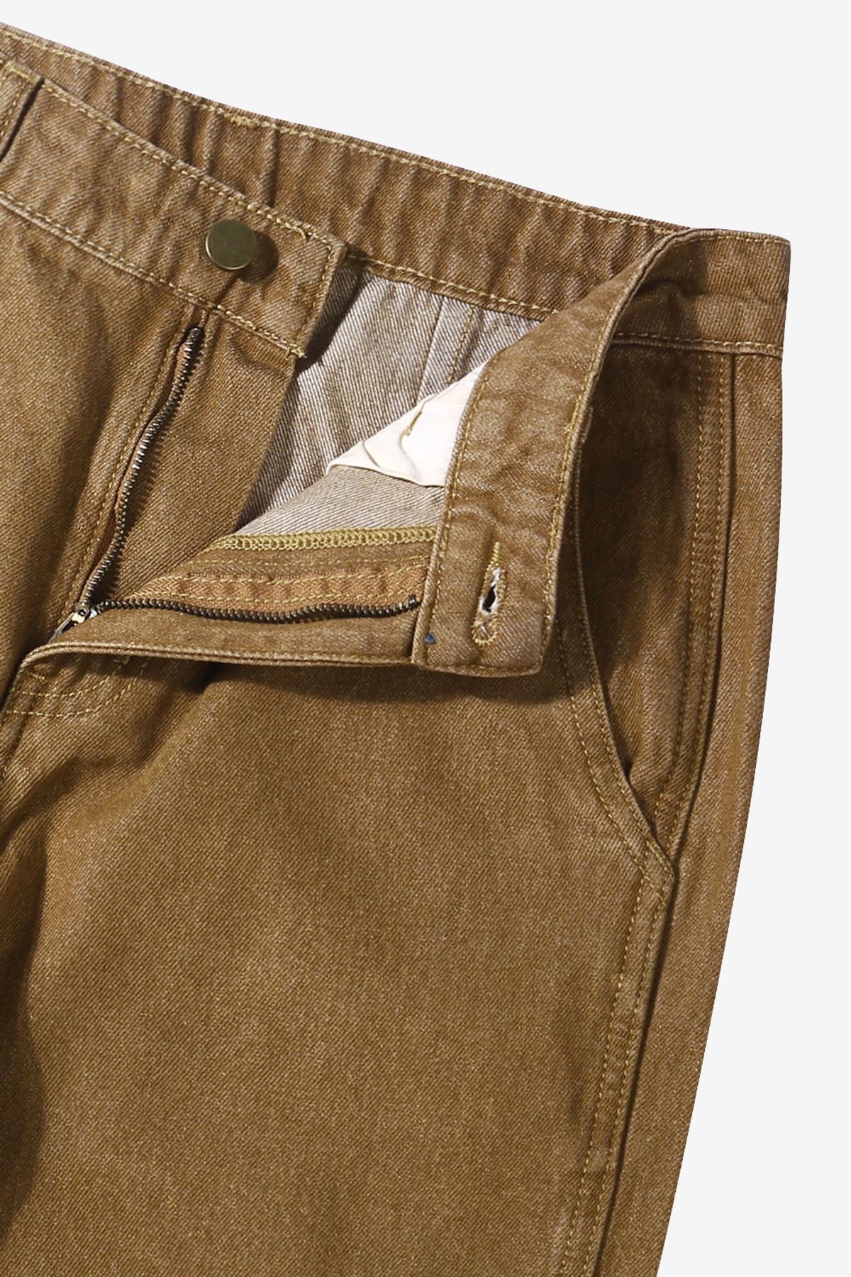 르몽생미셸(LE MONT ST MICHEL) POLINO - Denim Pants_Brown