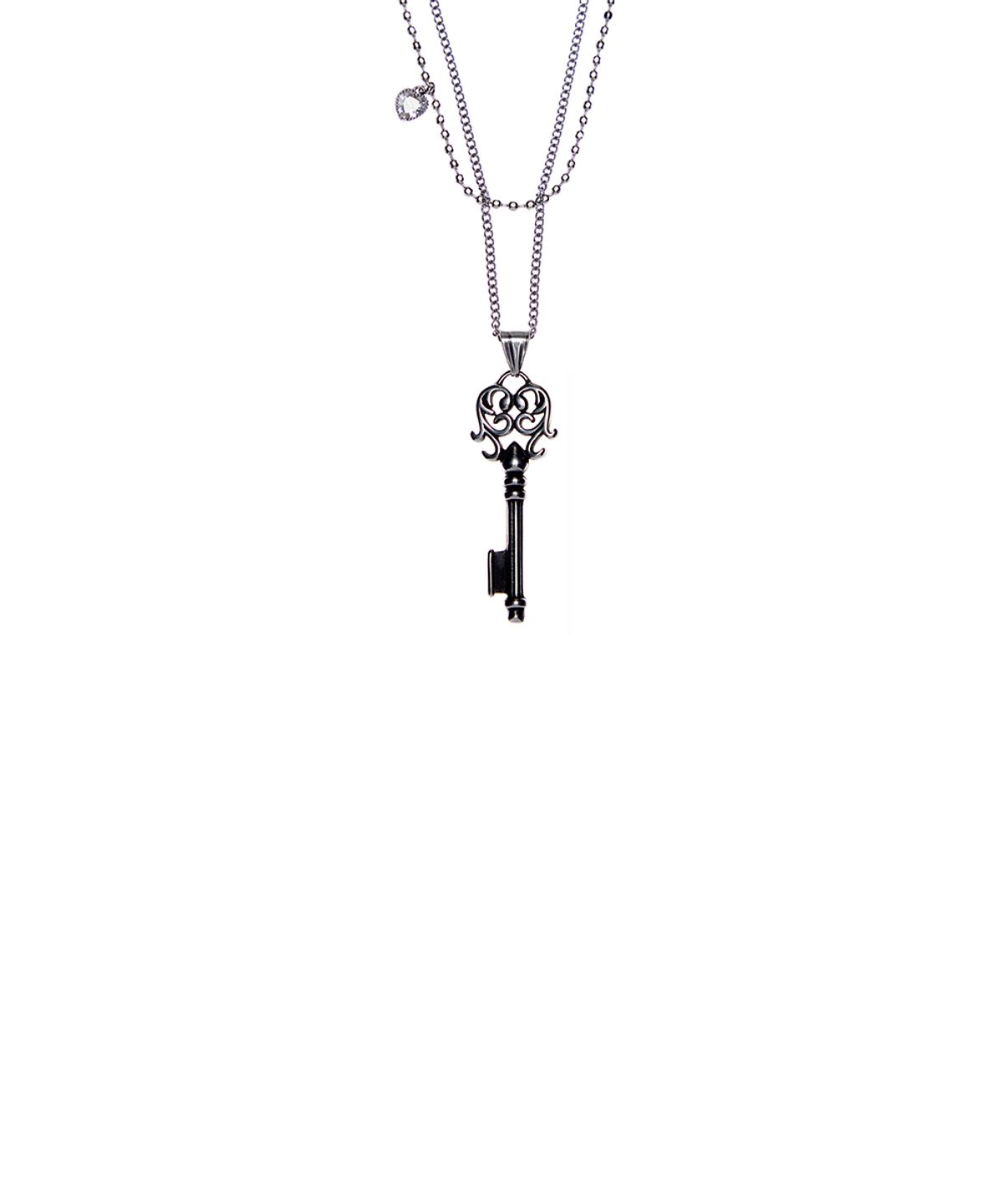 러브이즈트루(LUVISTRUE) EL LAYERED NECKLACE(SILVER)