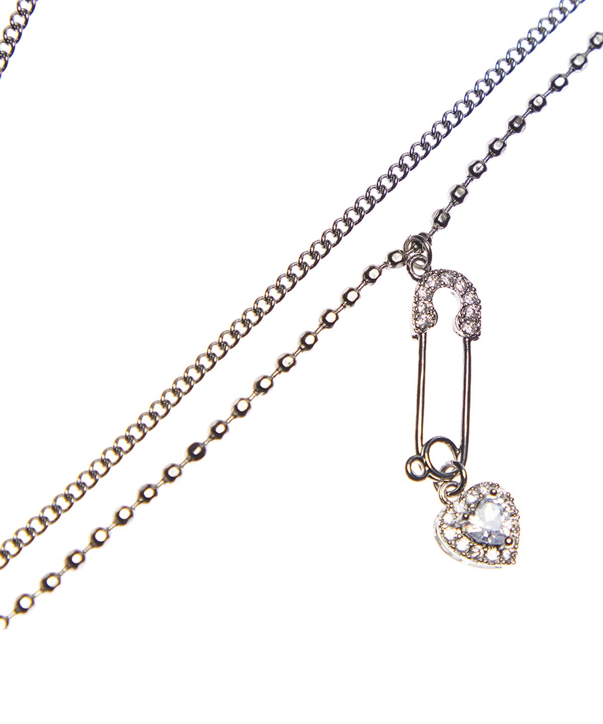 러브이즈트루(LUVISTRUE) EL LAYERED NECKLACE(SILVER)