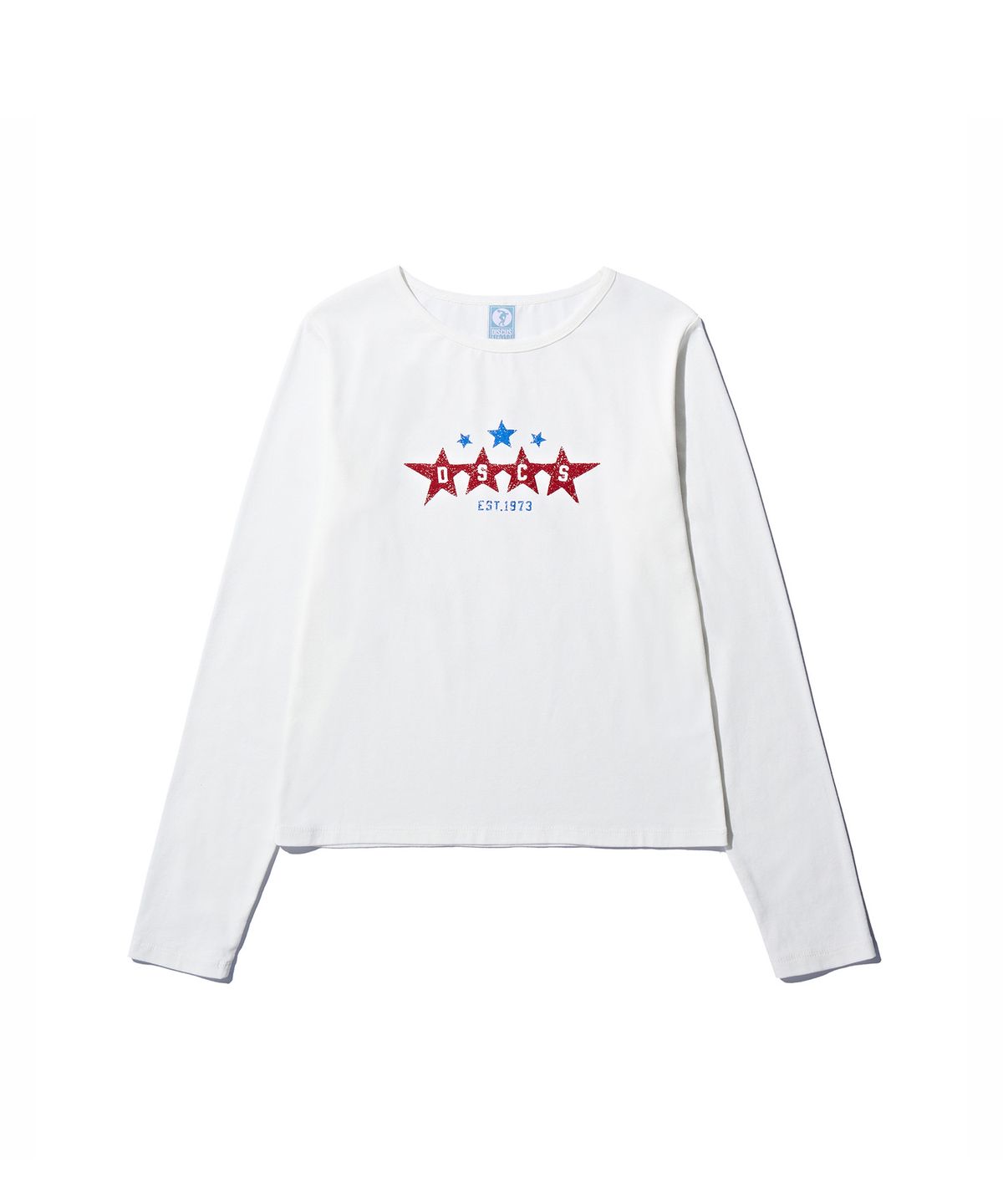 디스커스 애슬레틱(DISCUS ATHLETIC) [김용지 PICK] 우먼즈 스타 로고 롱 슬리브 티셔츠
