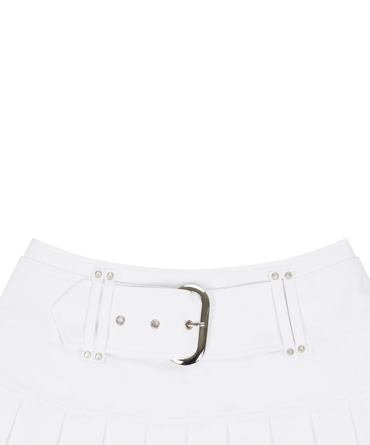 러브이즈트루(LUVISTRUE) EL MINI PLEATS SKIRT(WHITE)