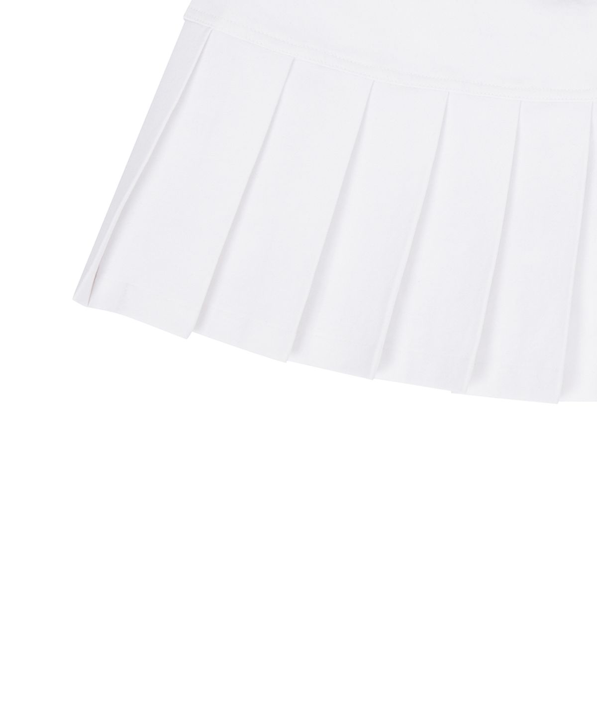 러브이즈트루(LUVISTRUE) EL MINI PLEATS SKIRT(WHITE)