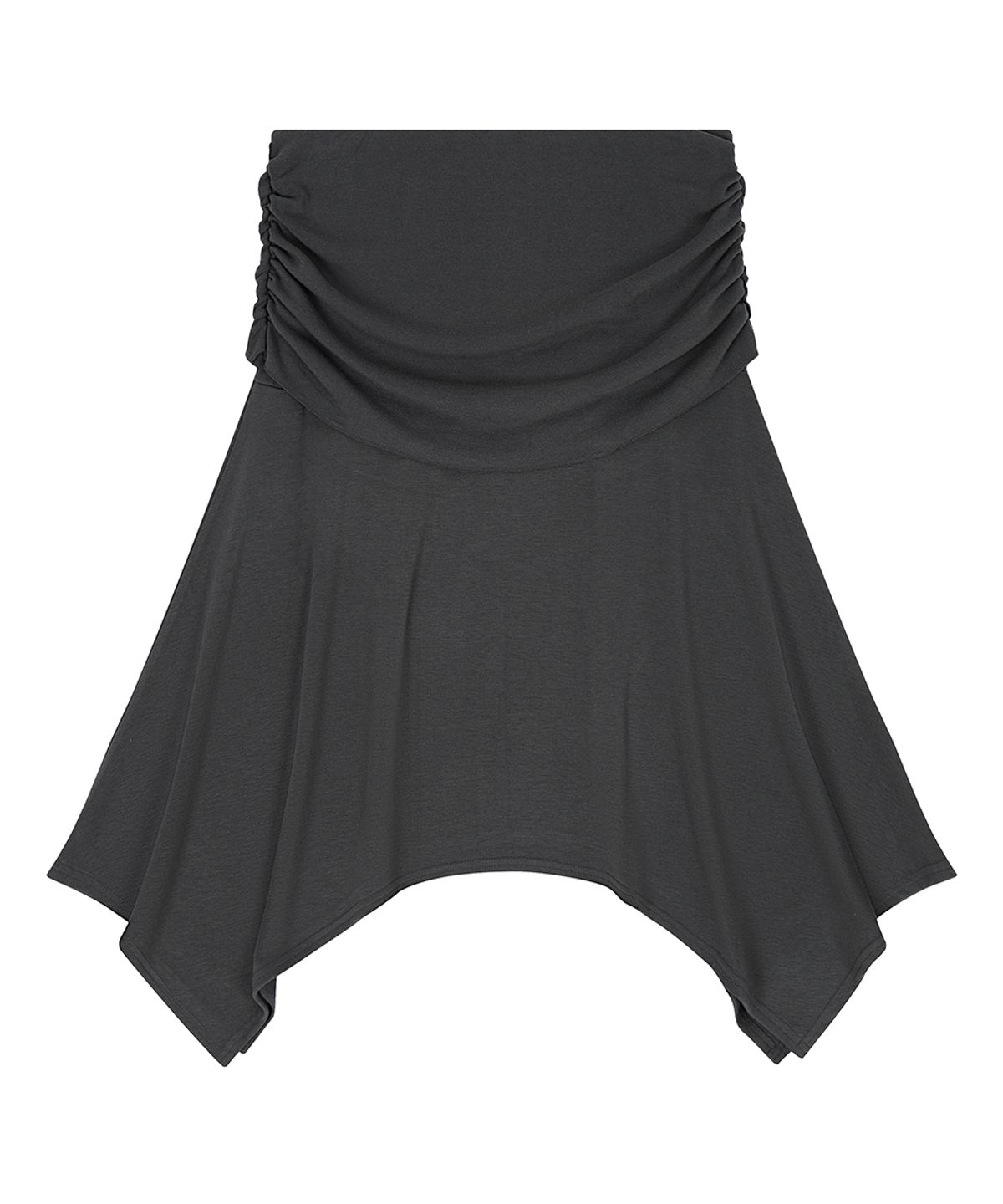 러브이즈트루(LUVISTRUE) EL HORSE WAISTBAND SKIRT(CHARCOAL)
