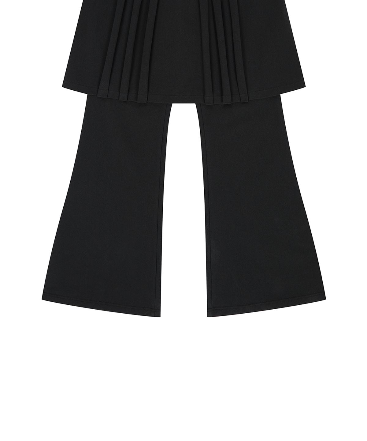 러브이즈트루(LUVISTRUE) EL PLEATED SHIRRING SKIRT PANTS(BLACK)