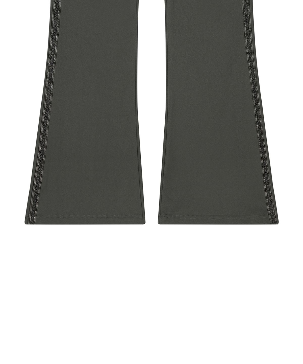 러브이즈트루(LUVISTRUE) EL RIBBON BOOTSCUT PANTS(CHARCOAL)