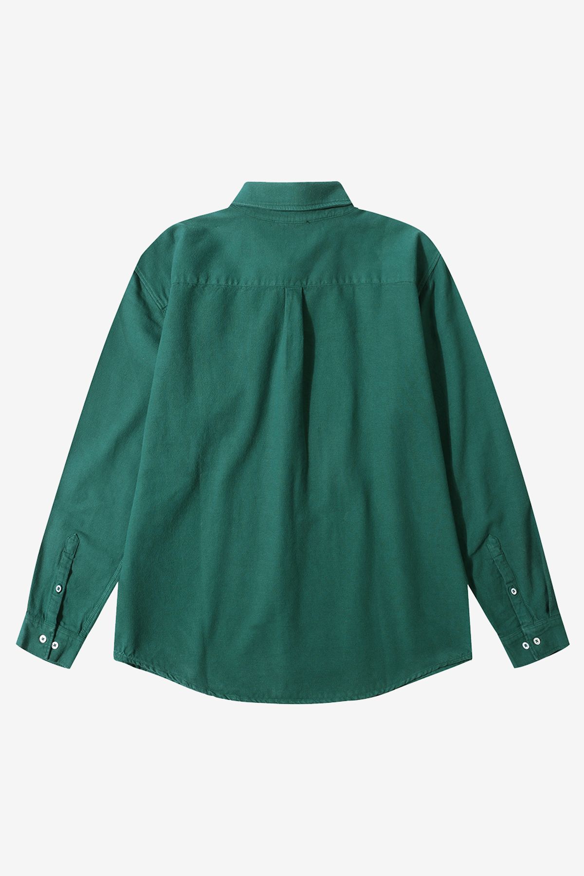 르몽생미셸(LE MONT ST MICHEL) COSMO - Logo embroidery basic shirts_Green