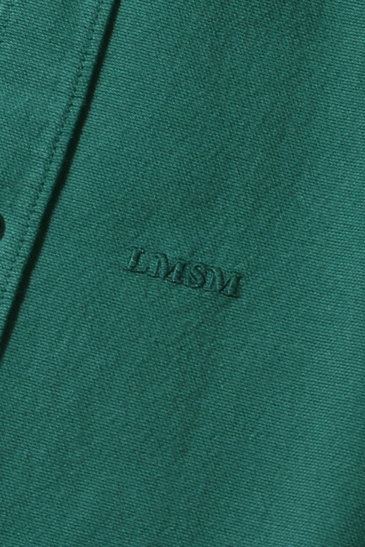 르몽생미셸(LE MONT ST MICHEL) COSMO - Logo embroidery basic shirts_Green