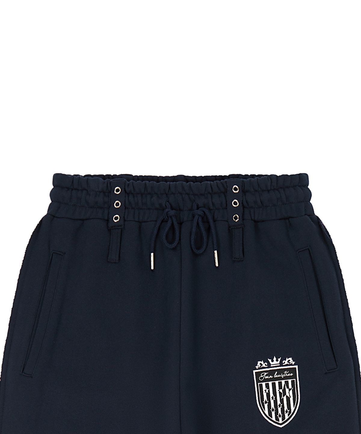 러브이즈트루(LUVISTRUE) EL STAR EMBLEM TRAINING PANTS(NAVY)