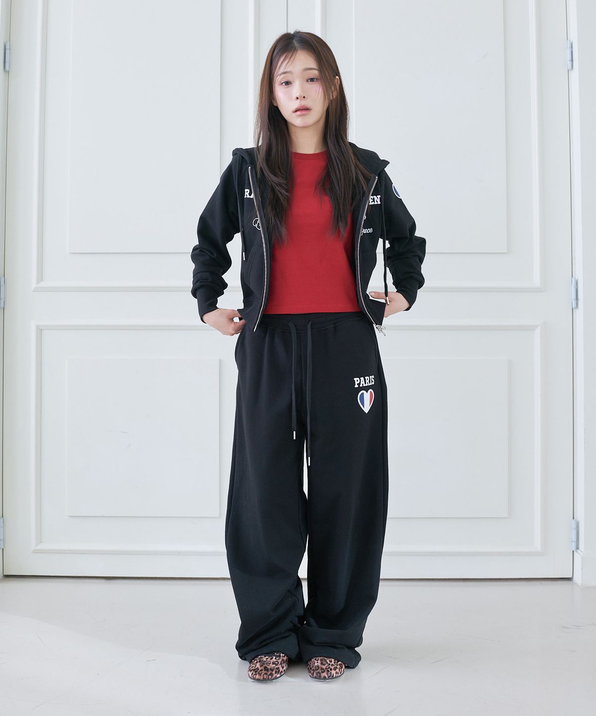 라티젠(LARTIGENT) L22 PARIS 90S BANDING PANTS(BLACK)