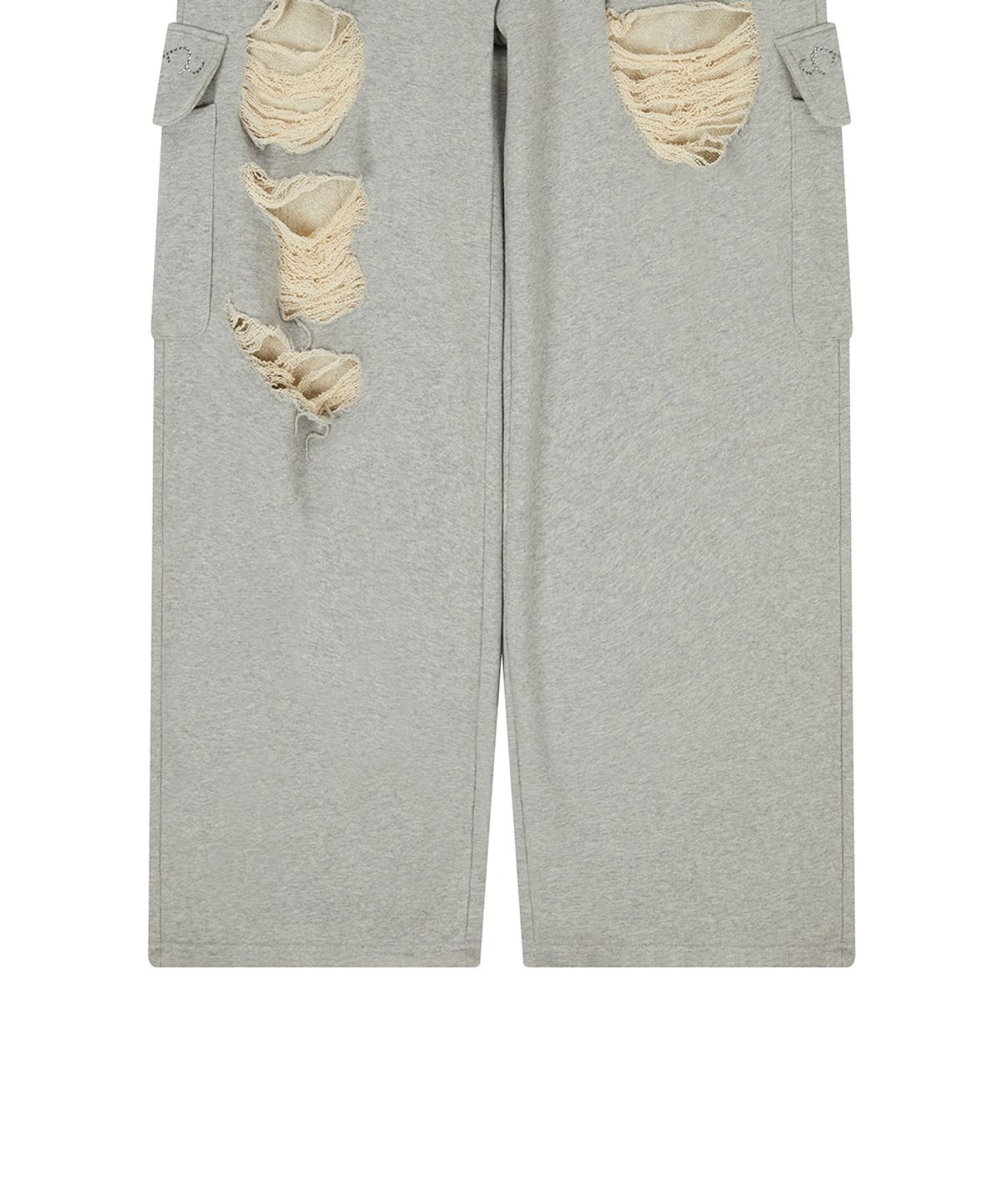 러브이즈트루(LUVISTRUE) EL DAMAGE COLORING TRAINING PANTS(GRAY)