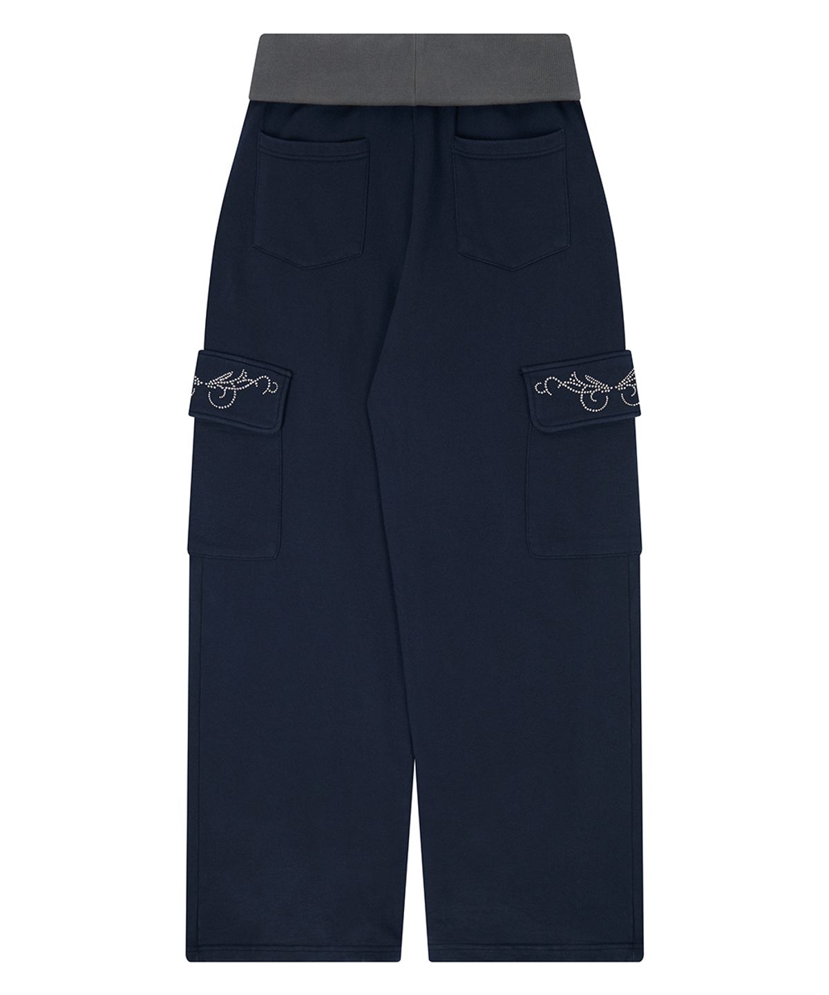 러브이즈트루(LUVISTRUE) EL DAMAGE COLORING TRAINING PANTS(NAVY)