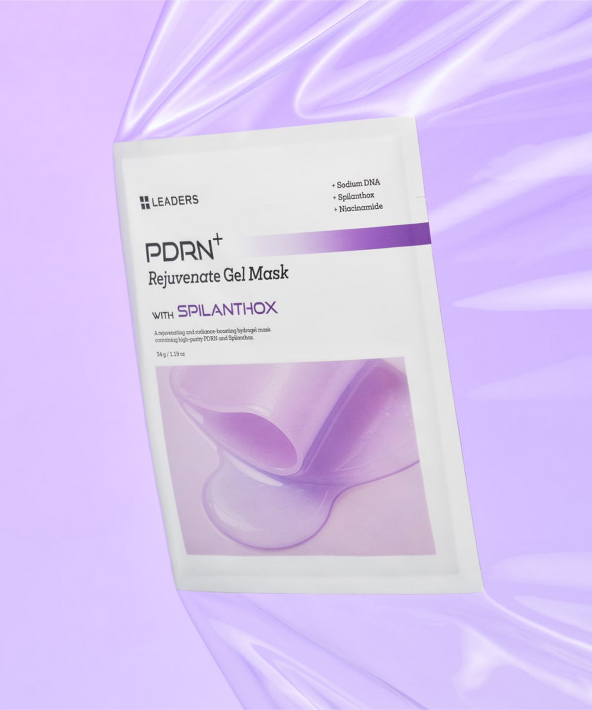 리더스코스메틱(LEADERS COSMETICS) [5매] 리더스 PDRN+리쥬브네이트 모공 탄력 광채 겔 마스크
