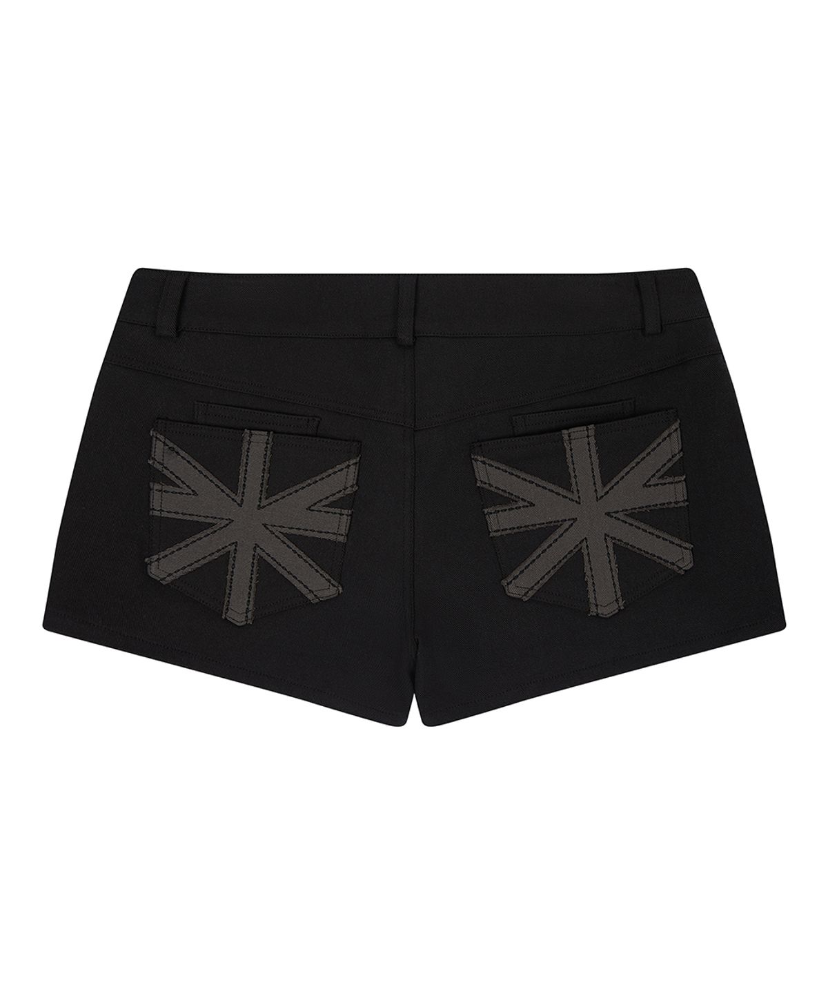 러브이즈트루(LUVISTRUE) EL POCKET PATCH BELT SHORTS(BLACK)