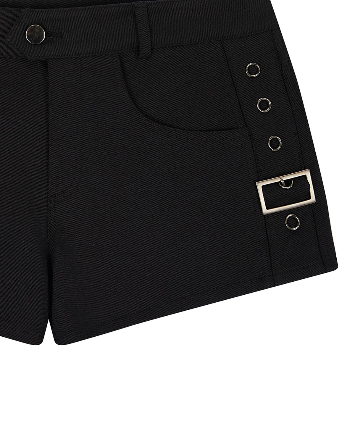 러브이즈트루(LUVISTRUE) EL POCKET PATCH BELT SHORTS(BLACK)